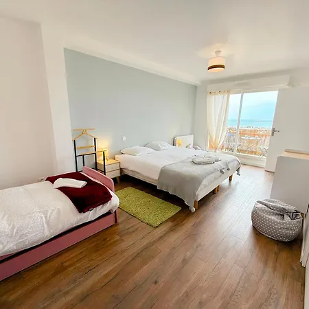 L'horizon Bleu, Grande Maison Spatieuse Vue Mer, Intendance Luxury Host Feriehus Cherbourg-en-Cotentin