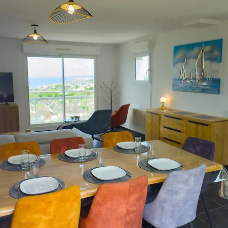 L'horizon Bleu, Grande Maison Spatieuse Vue Mer, Intendance Luxury Host